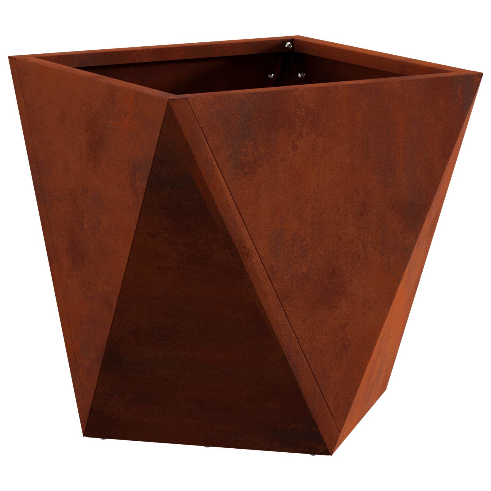 Plantenbak Roestig 30 x 30 x 30 cm Cortenstaal is nu te koop bij PeponiXL, paradijselijk wonen!
