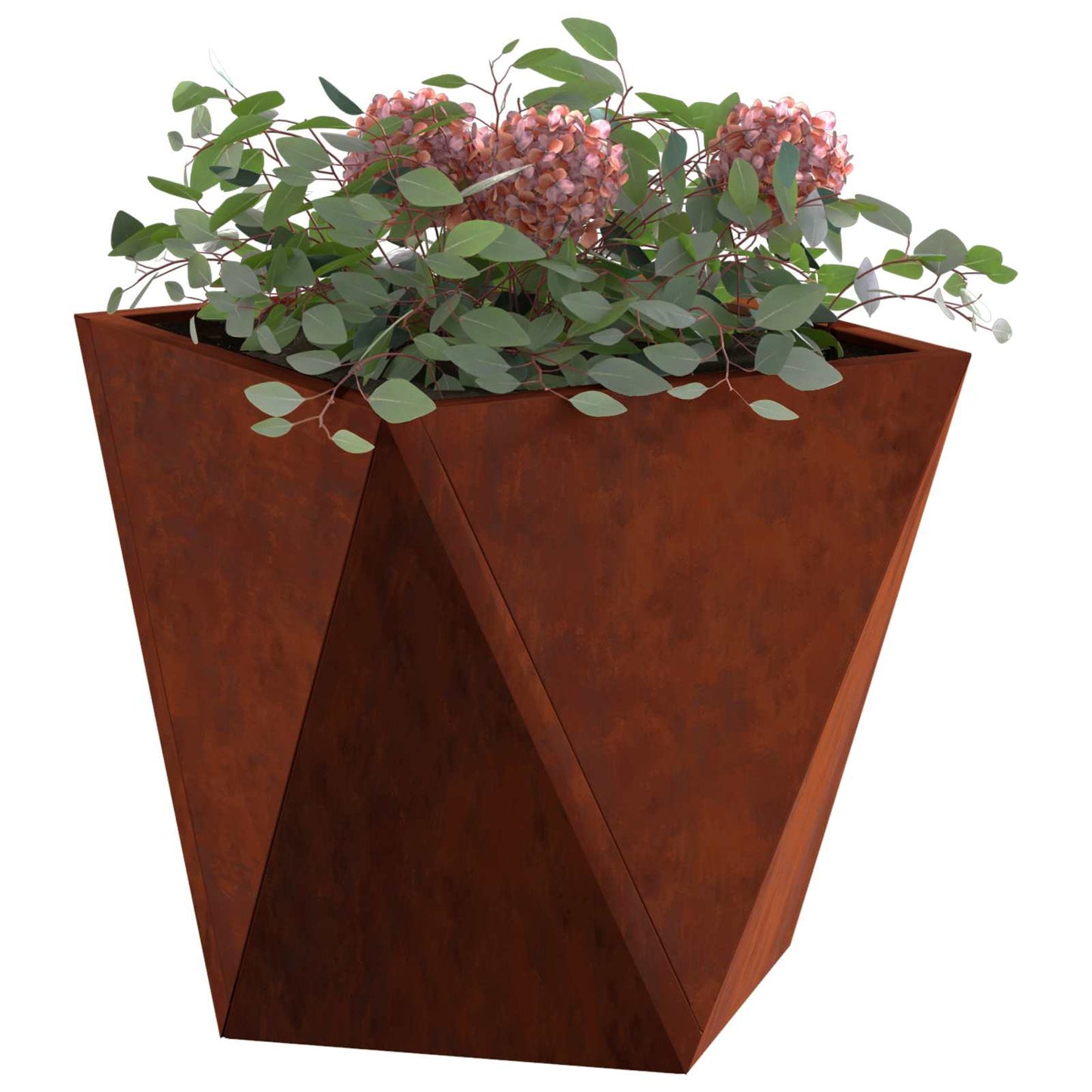 Plantenbak Roestig 30 x 30 x 30 cm Cortenstaal is nu te koop bij PeponiXL, paradijselijk wonen!