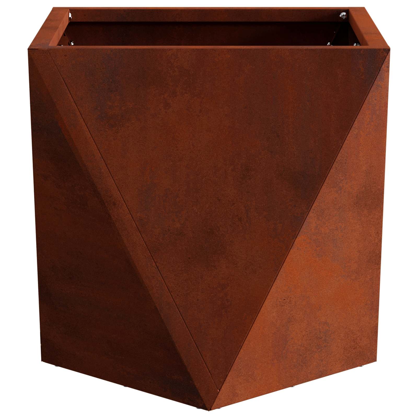 Plantenbak 2 pcs Roestig 30 x 30 x 30 cm Cortenstaal is nu te koop bij PeponiXL, paradijselijk wonen!