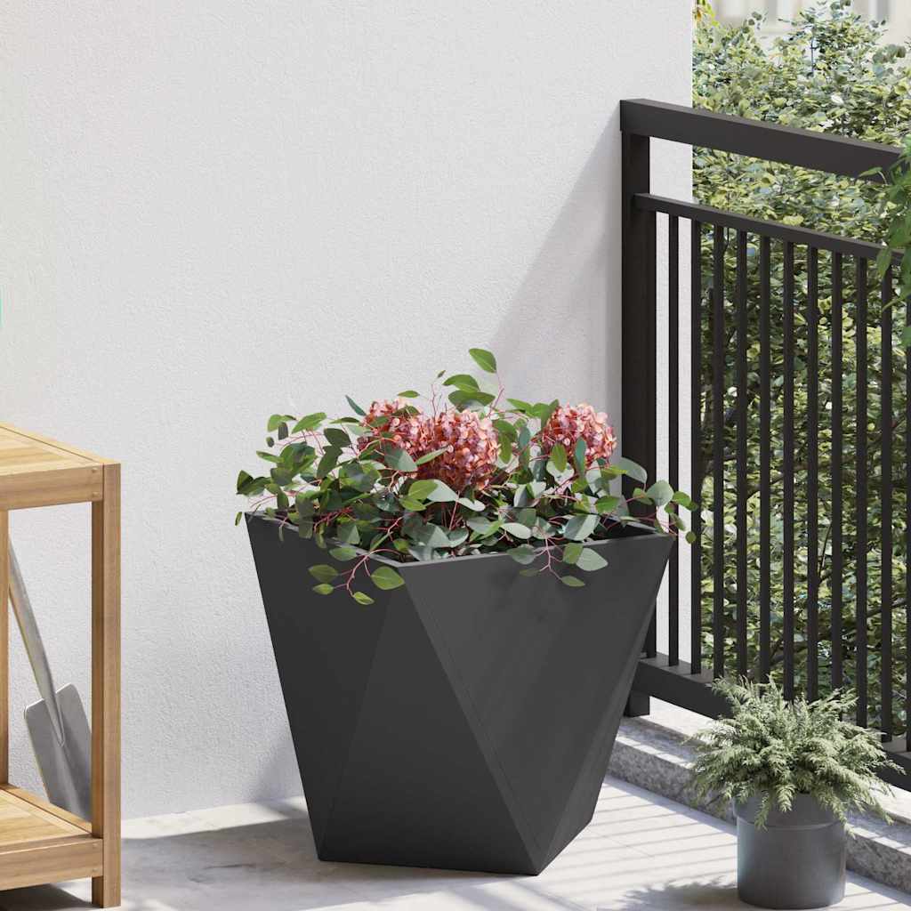 Plantenbak Zwart 40 x 40 x 40 cm Staal is nu te koop bij PeponiXL, paradijselijk wonen!