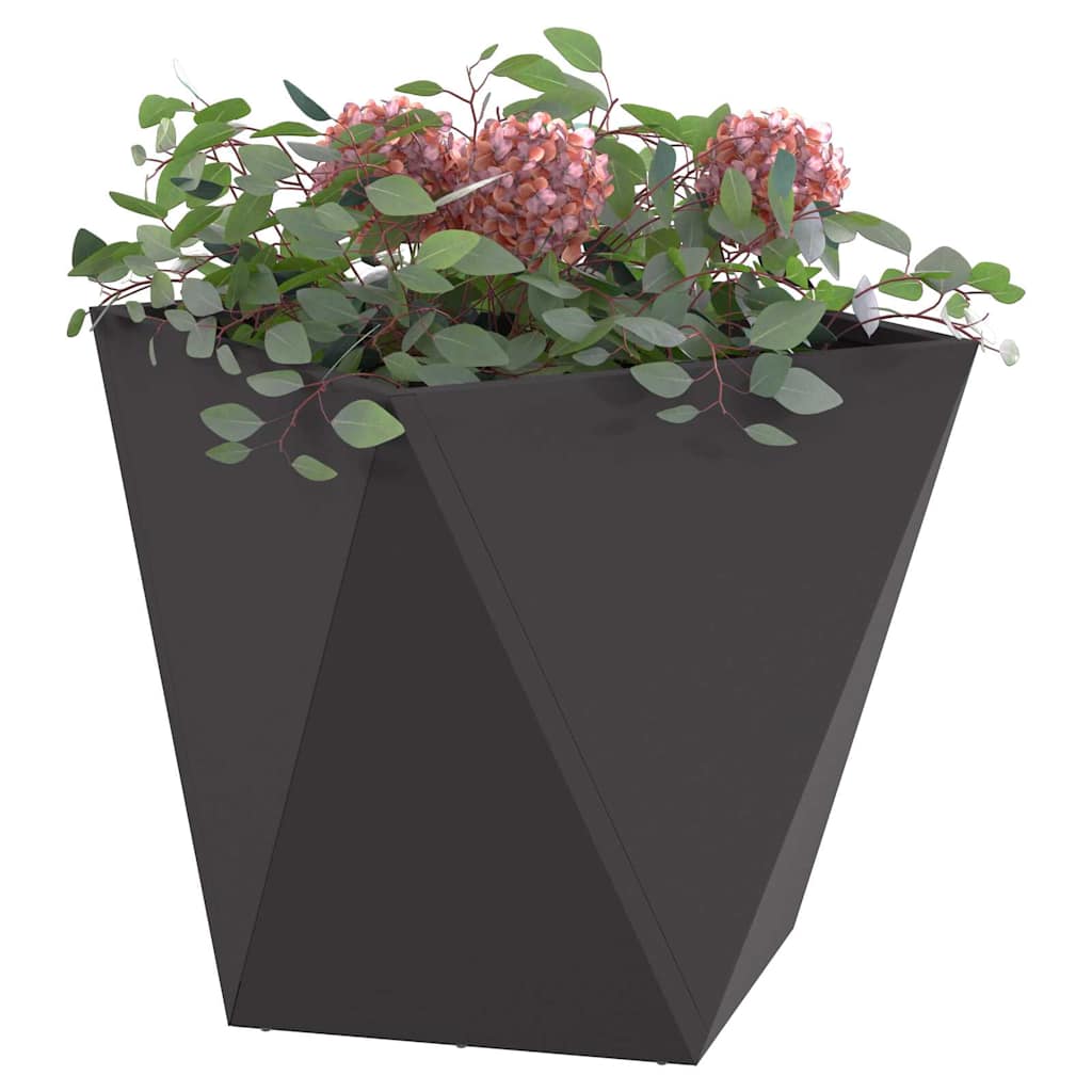 Plantenbak Zwart 40 x 40 x 40 cm Staal is nu te koop bij PeponiXL, paradijselijk wonen!