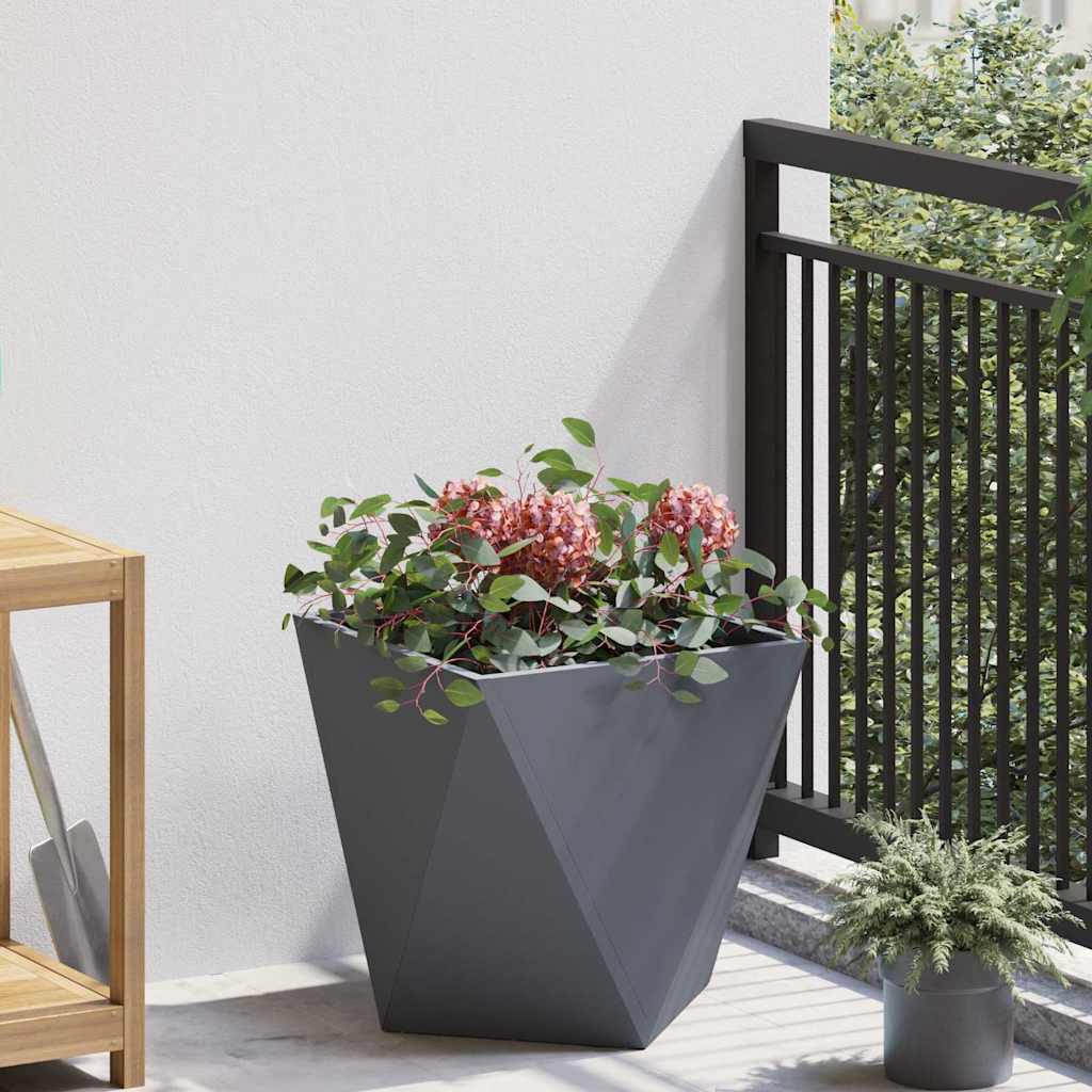 Plantenbak Antraciet 40 x 40 x 40 cm Staal is nu te koop bij PeponiXL, paradijselijk wonen!