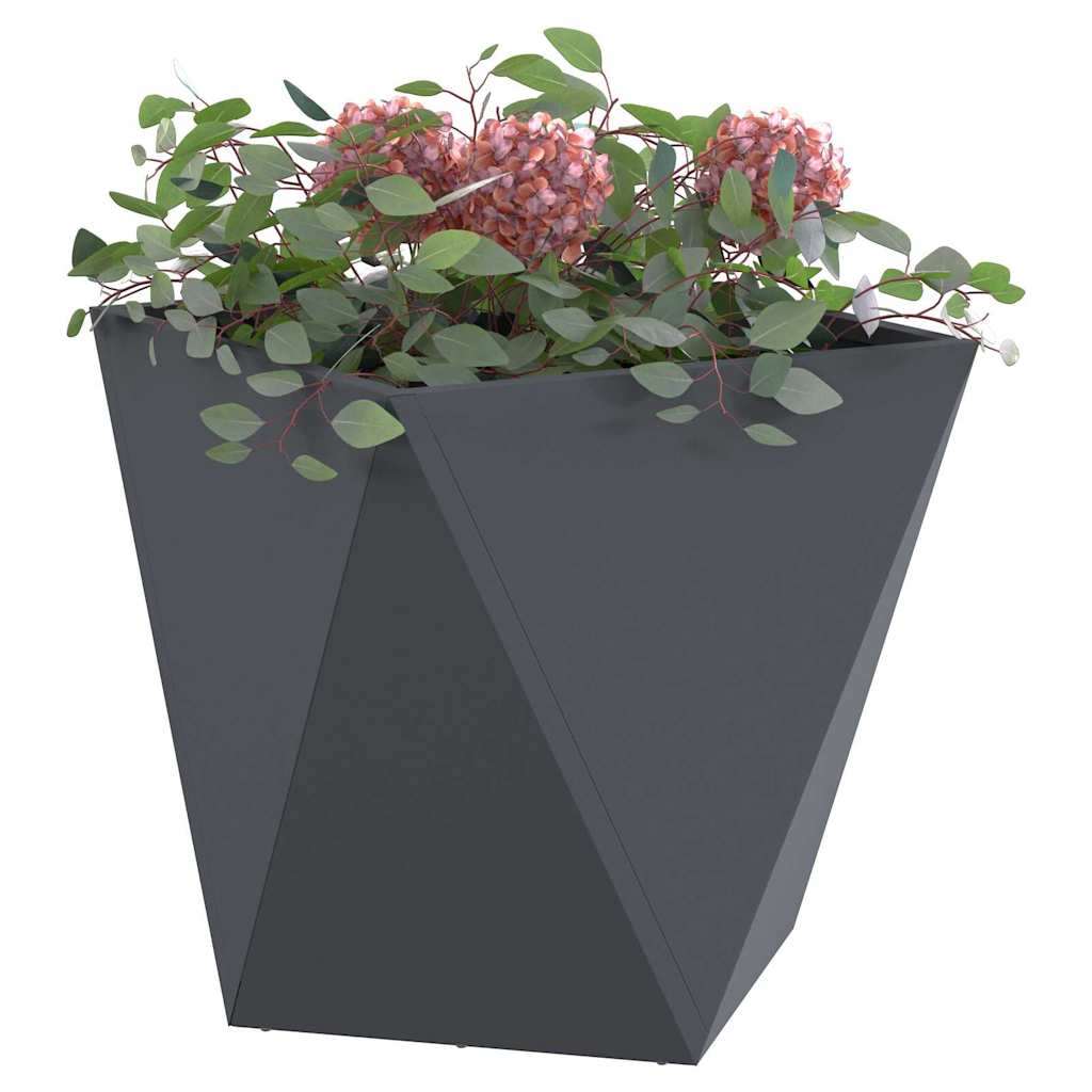 Plantenbak Antraciet 40 x 40 x 40 cm Staal is nu te koop bij PeponiXL, paradijselijk wonen!