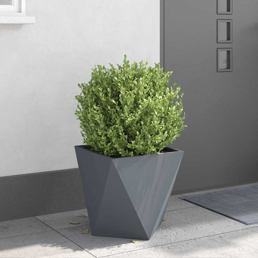 Plantenbak 2 pcs Antraciet 40 x 40 x 40 cm Staal is nu te koop bij PeponiXL, paradijselijk wonen!