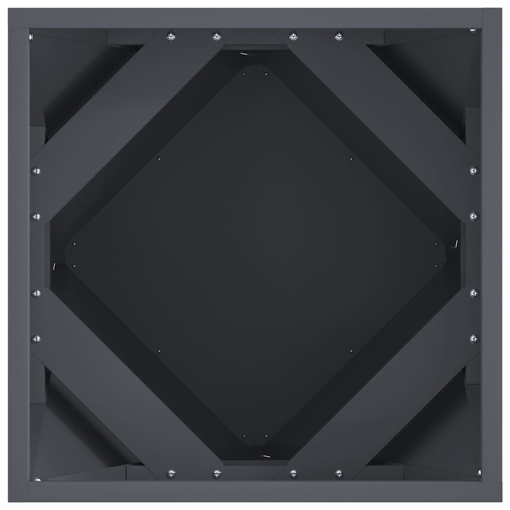 Plantenbak 2 pcs Antraciet 40 x 40 x 40 cm Staal is nu te koop bij PeponiXL, paradijselijk wonen!