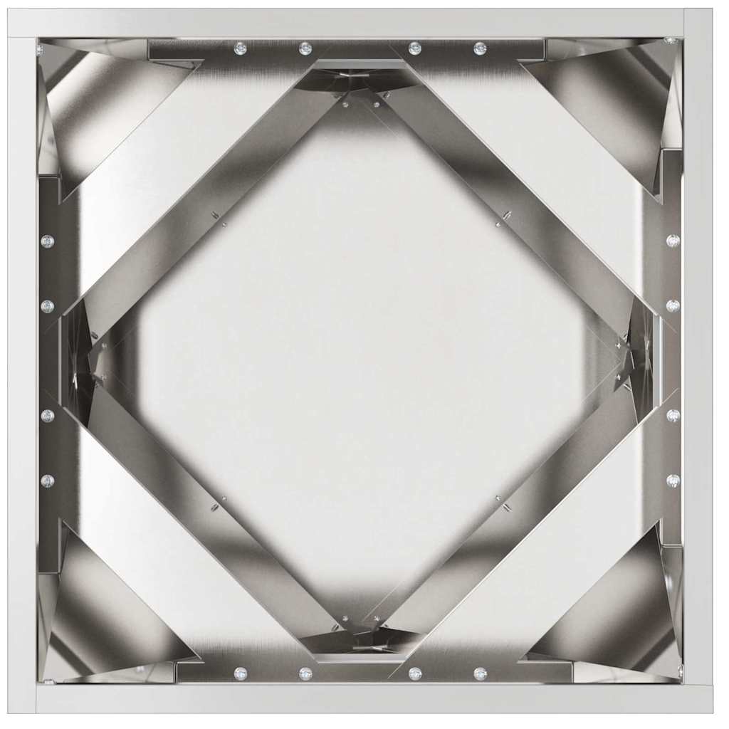 Plantenbak Zilver 40 x 40 x 40 cm Roestvrij staal is nu te koop bij PeponiXL, paradijselijk wonen!
