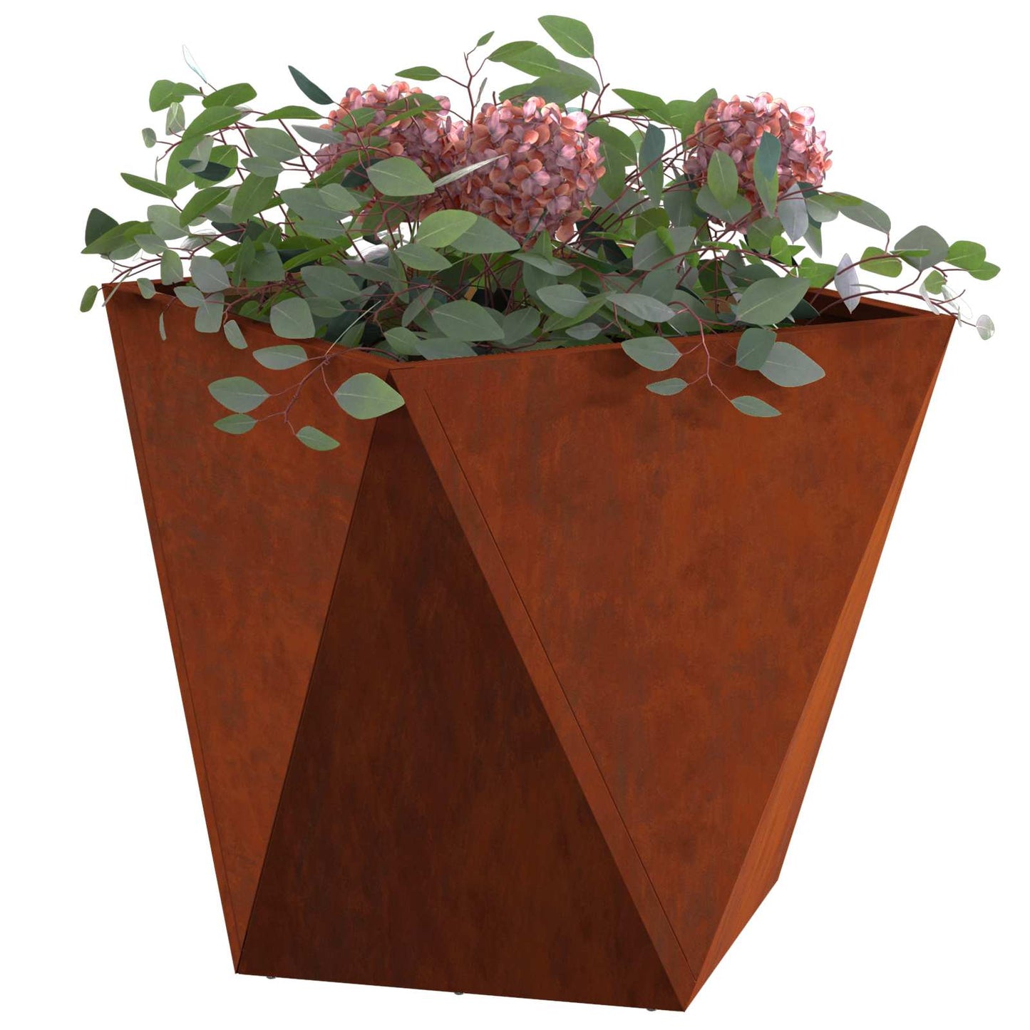 Plantenbak Roestig 40 x 40 x 40 cm Cortenstaal is nu te koop bij PeponiXL, paradijselijk wonen!
