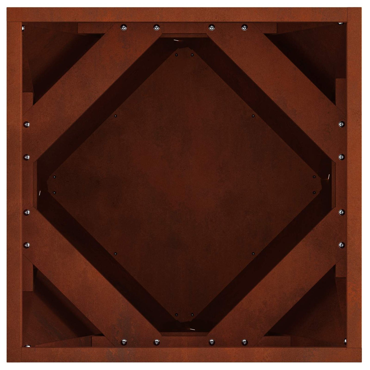 Plantenbak Roestig 40 x 40 x 40 cm Cortenstaal is nu te koop bij PeponiXL, paradijselijk wonen!
