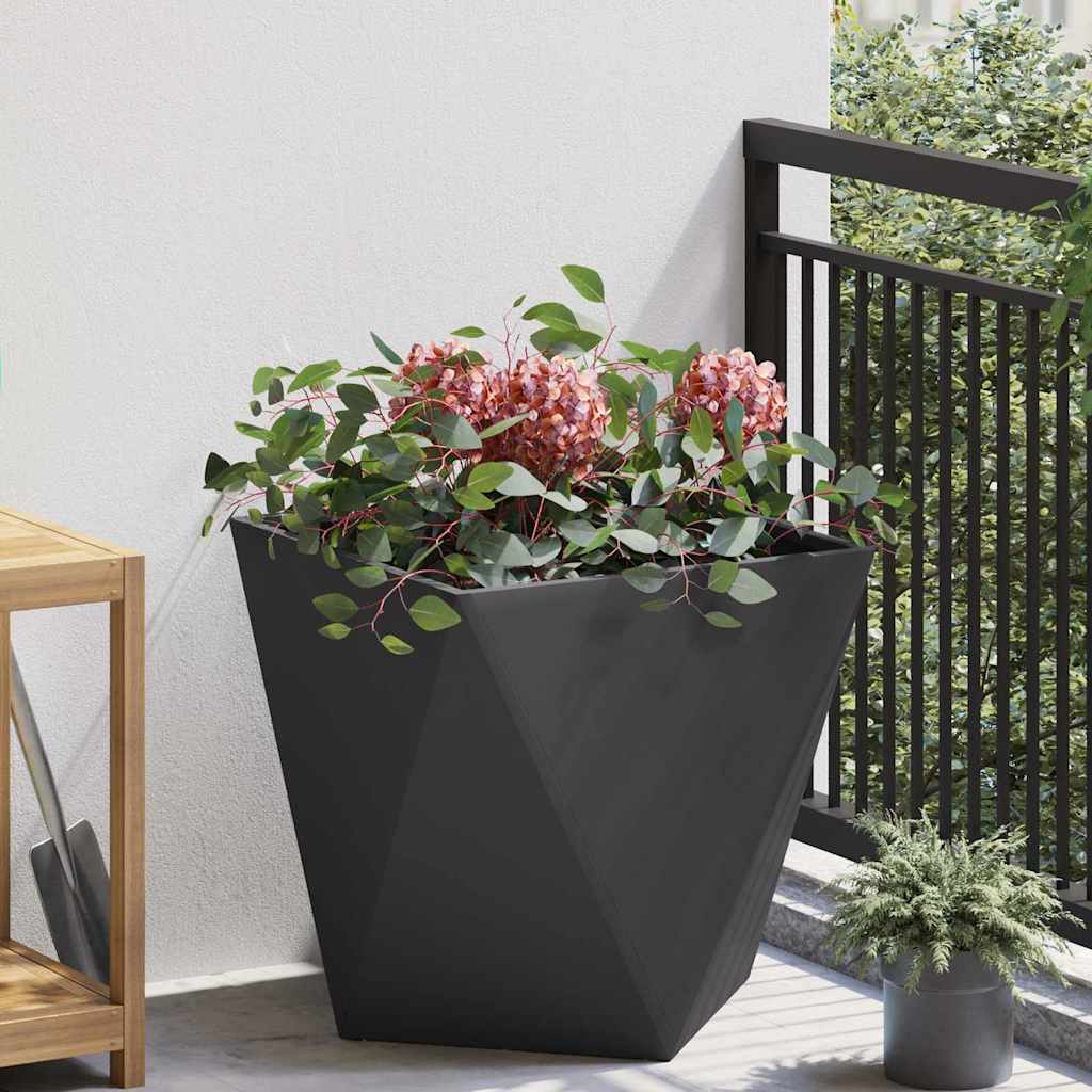 Plantenbak Zwart 50 x 50 x 50 cm Staal is nu te koop bij PeponiXL, paradijselijk wonen!