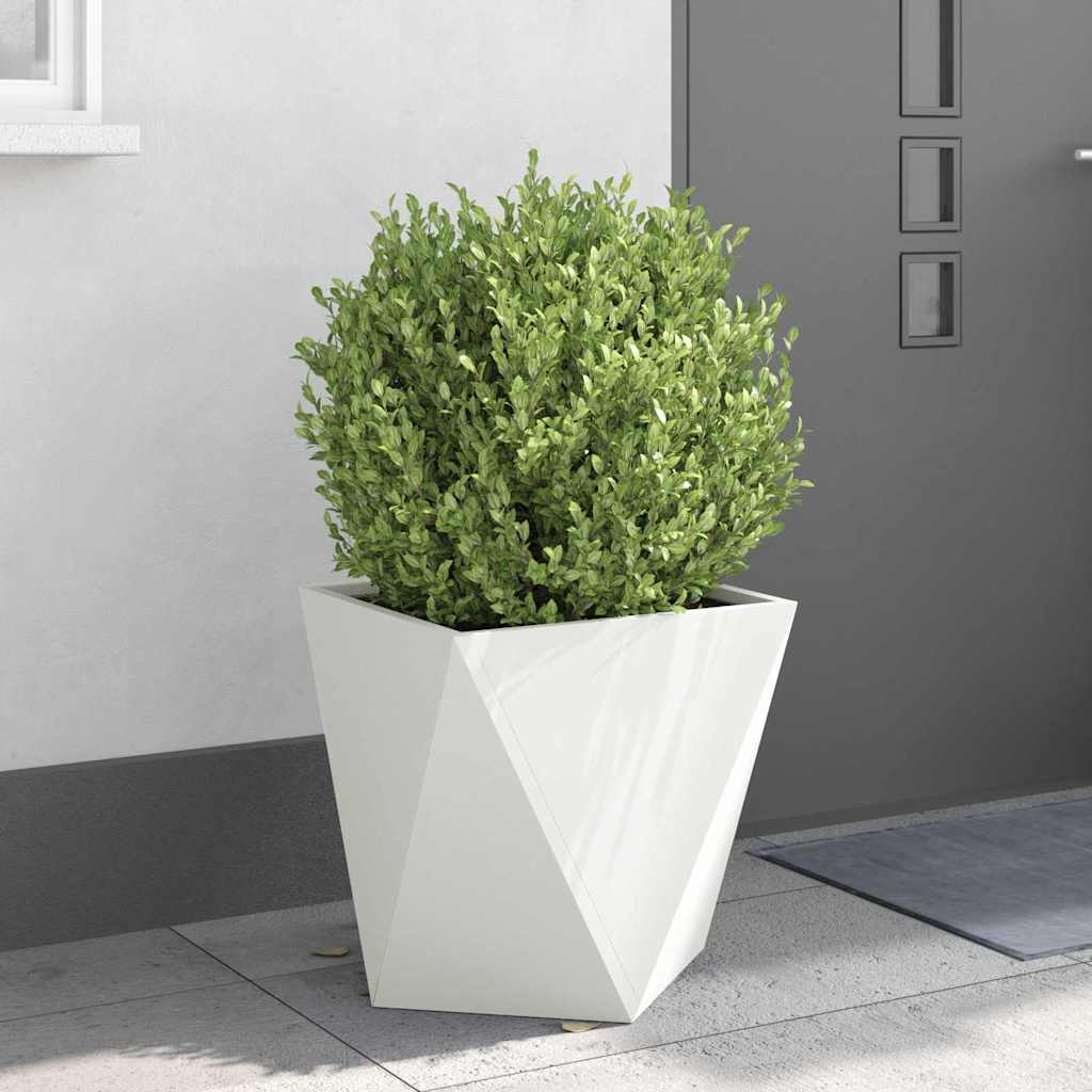Plantenbak Wit 50 x 50 x 50 cm Staal is nu te koop bij PeponiXL, paradijselijk wonen!