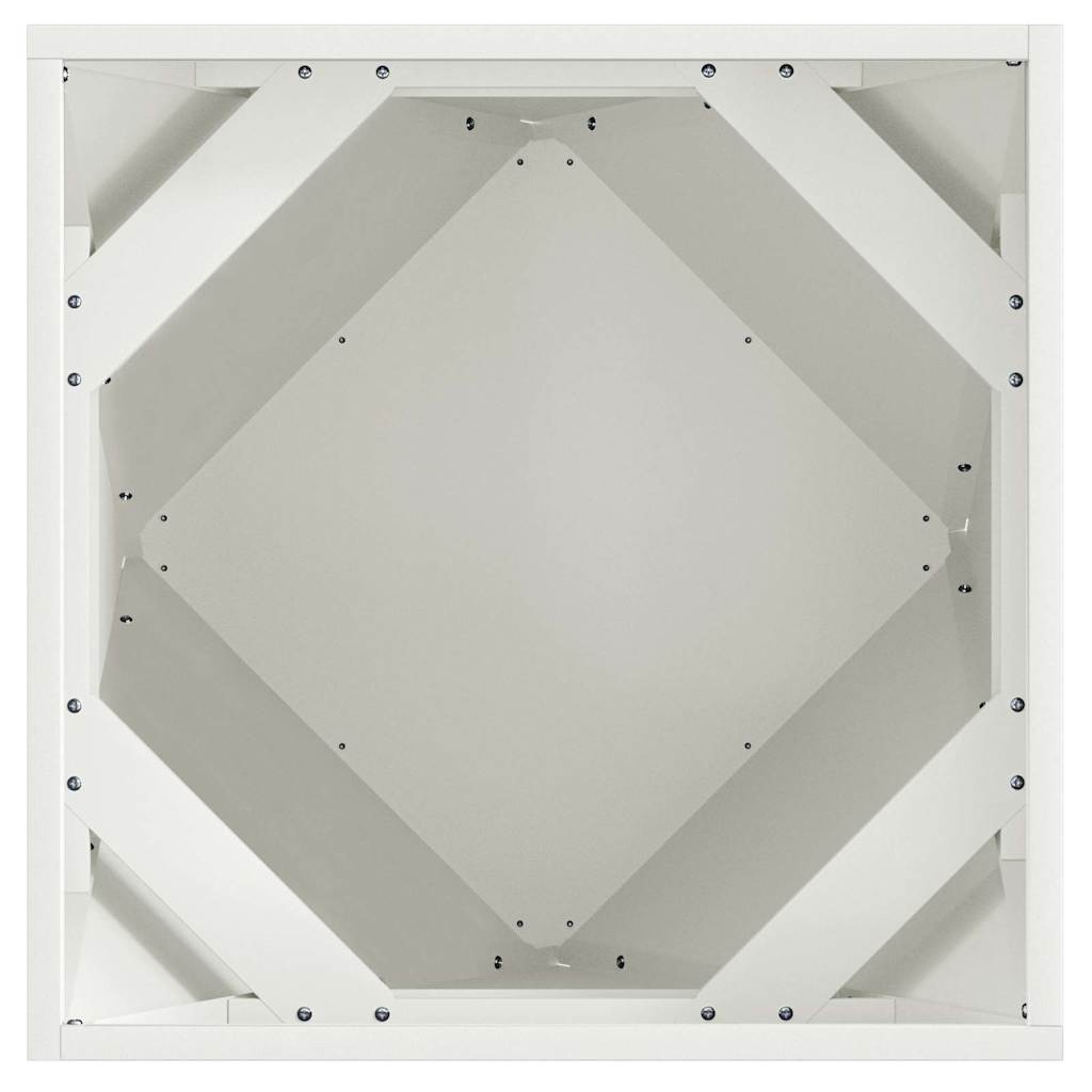 Plantenbak Wit 50 x 50 x 50 cm Staal is nu te koop bij PeponiXL, paradijselijk wonen!
