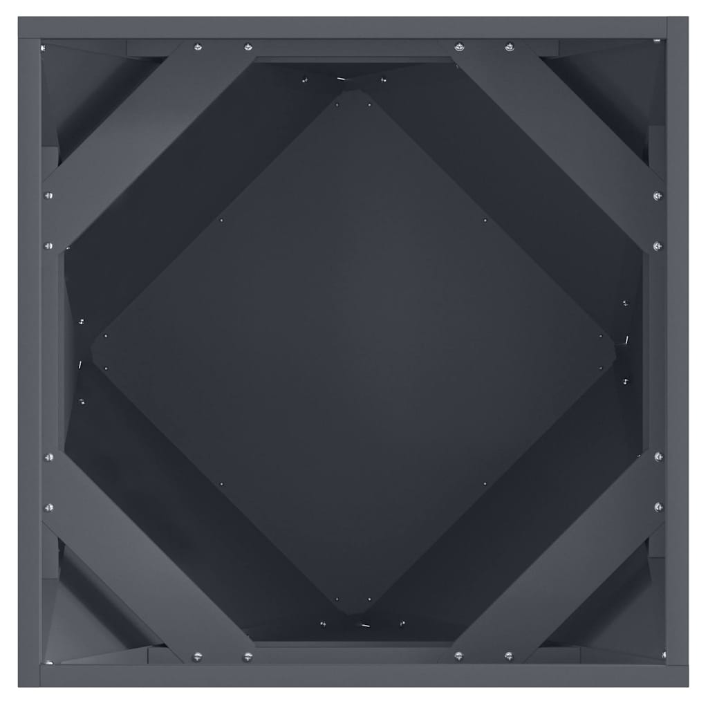 Plantenbak 2 pcs Antraciet 50 x 50 x 50 cm Staal is nu te koop bij PeponiXL, paradijselijk wonen!