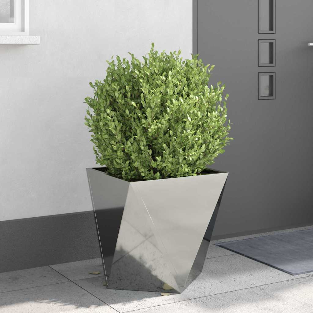 Plantenbak Zilver 50 x 50 x 50 cm Gegalvaniseerd staal is nu te koop bij PeponiXL, paradijselijk wonen!
