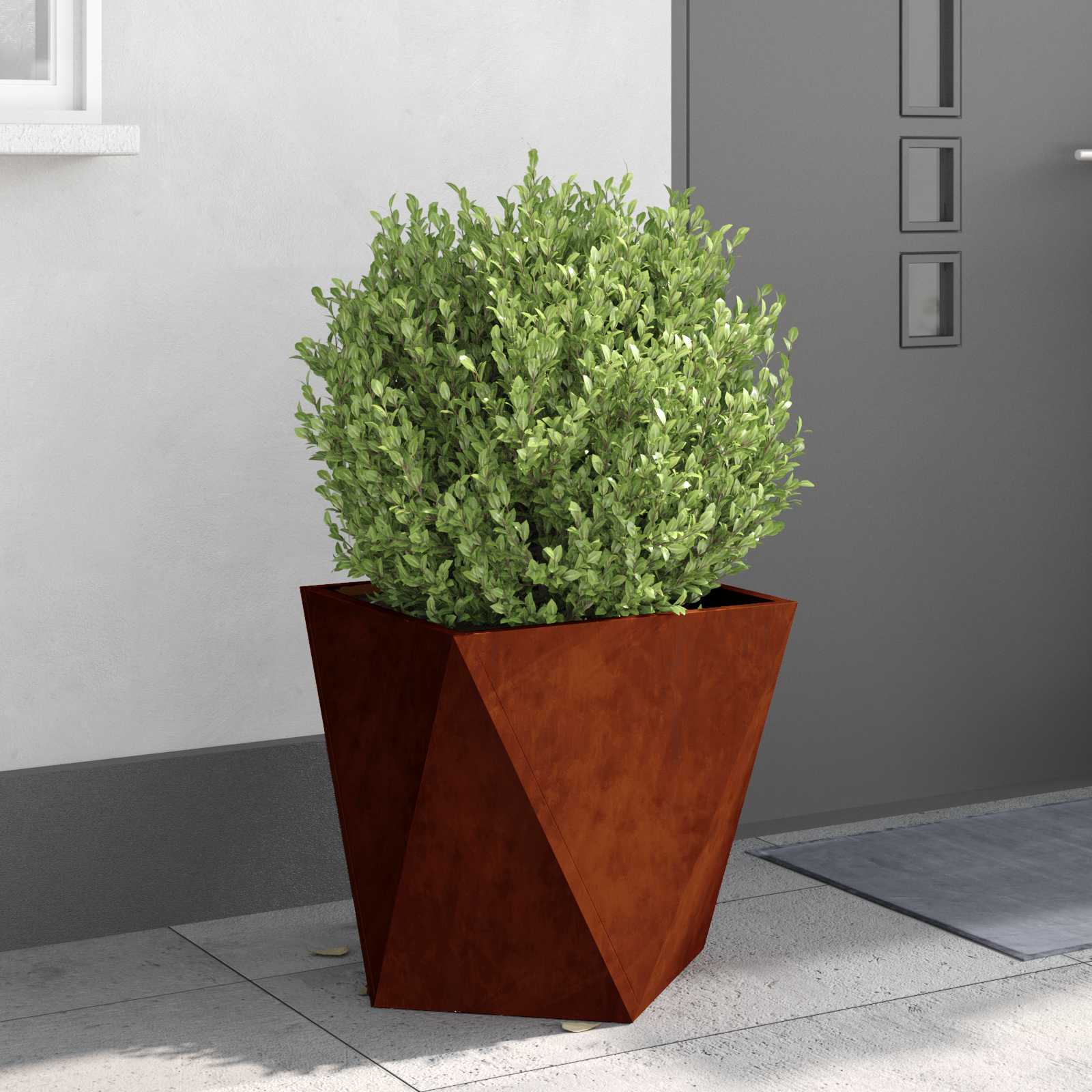 Plantenbak 2 pcs Roestig 50 x 50 x 50 cm Cortenstaal is nu te koop bij PeponiXL, paradijselijk wonen!