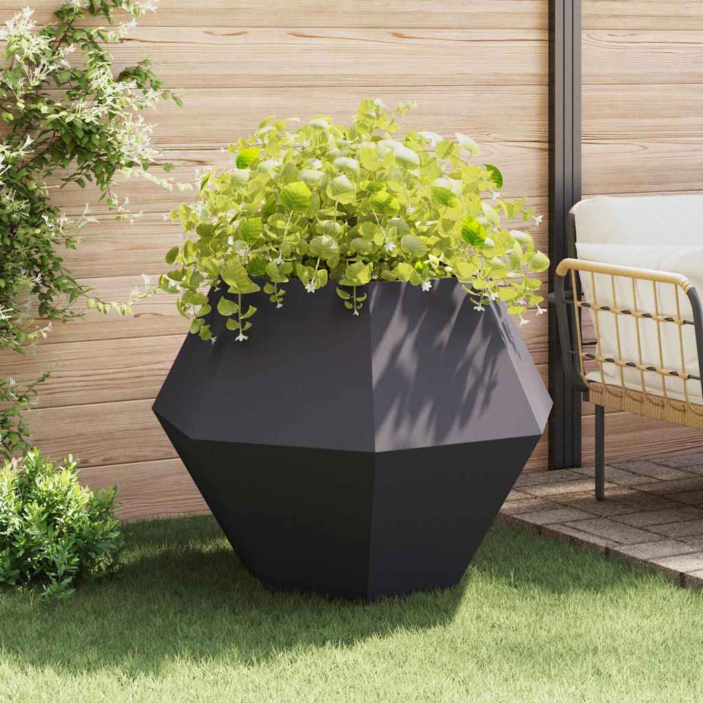 Plantenbak 2 pcs Antraciet 100 x 100 x 80 cm Staal is nu te koop bij PeponiXL, paradijselijk wonen!