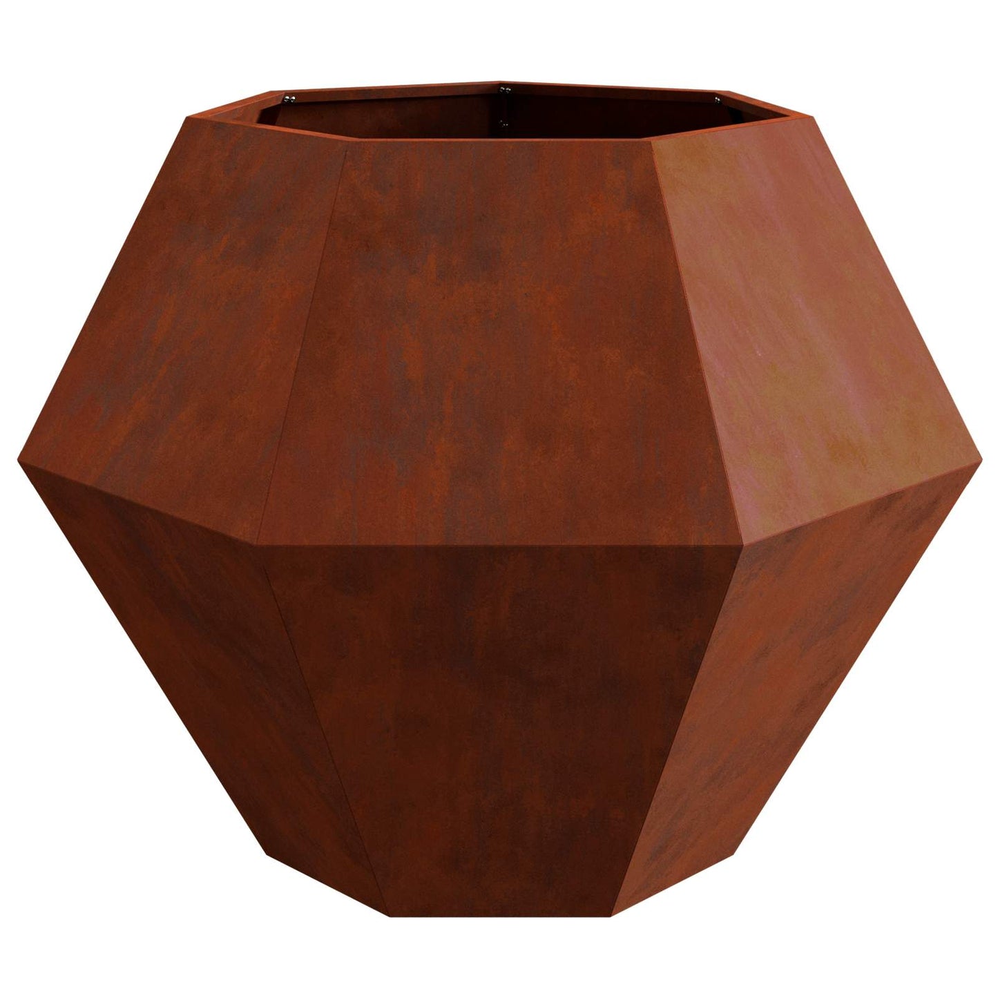 Plantenbak 2 pcs Roestig 100 x 100 x 80 cm Cortenstaal is nu te koop bij PeponiXL, paradijselijk wonen!
