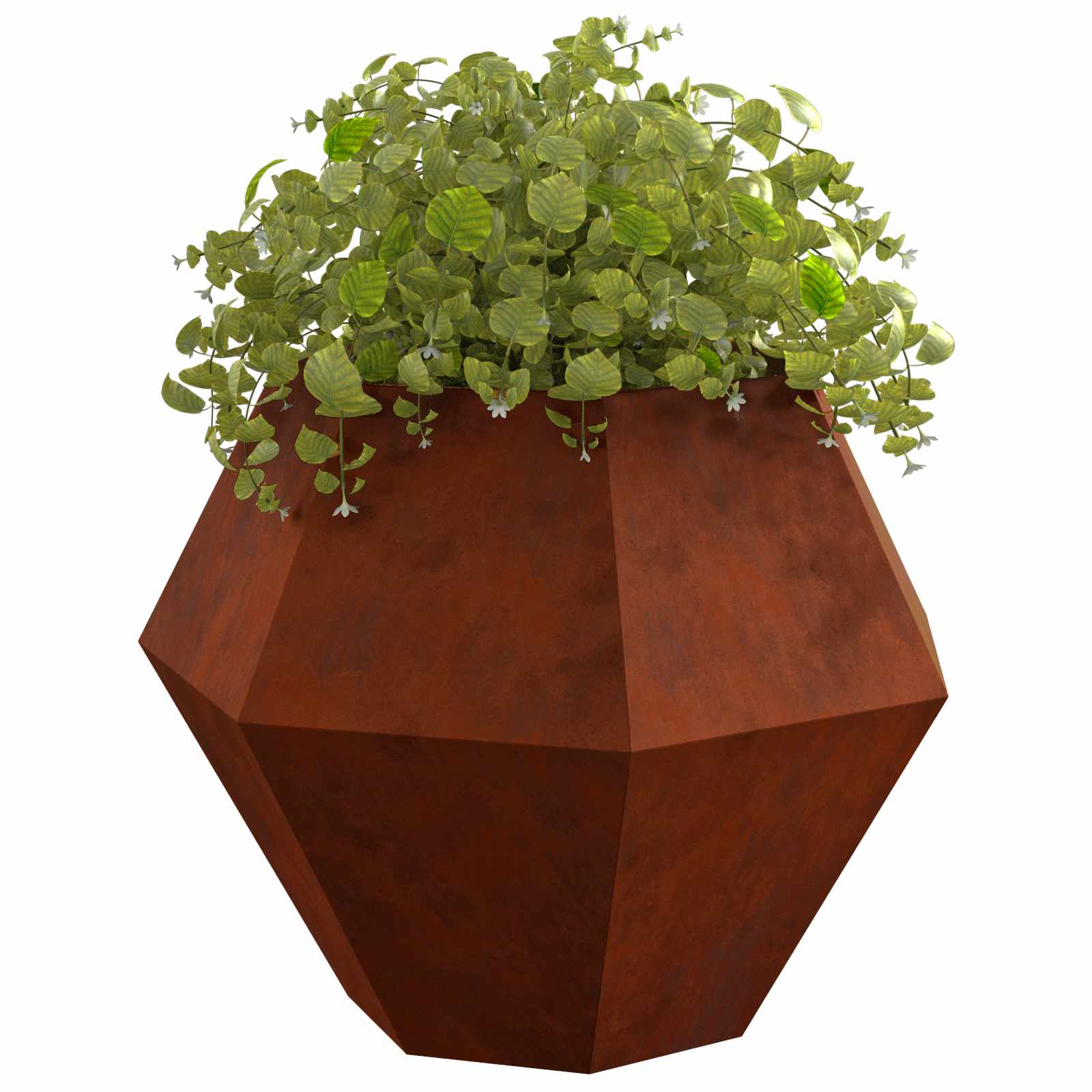 Plantenbak 2 pcs Roestig 100 x 100 x 80 cm Cortenstaal is nu te koop bij PeponiXL, paradijselijk wonen!