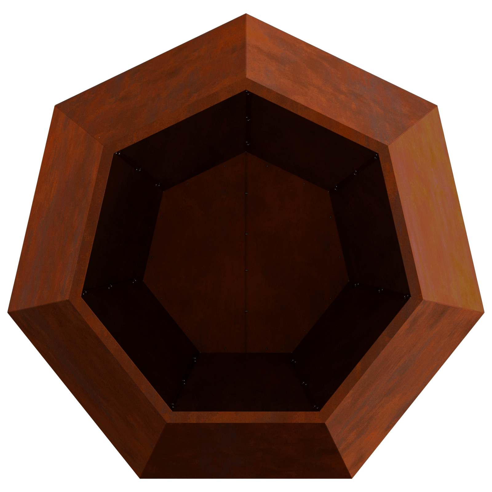 Plantenbak 2 pcs Roestig 100 x 100 x 80 cm Cortenstaal is nu te koop bij PeponiXL, paradijselijk wonen!