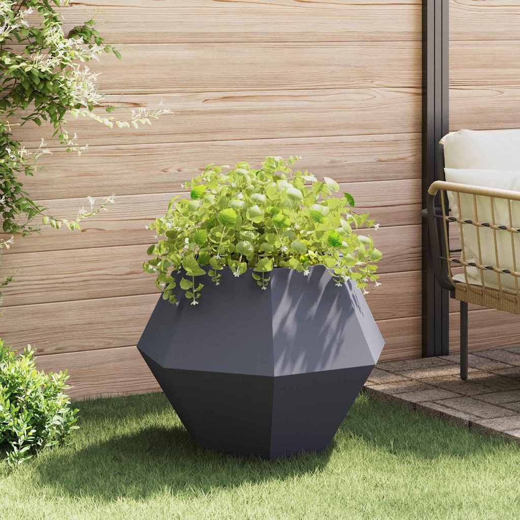 Plantenbak 2 pcs Antraciet 75 x 75 x 60 cm Staal is nu te koop bij PeponiXL, paradijselijk wonen!