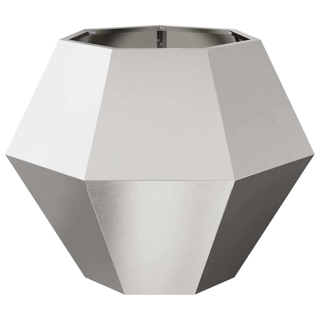 Plantenbak Zilver 75 x 75 x 60 cm Roestvrij staal is nu te koop bij PeponiXL, paradijselijk wonen!