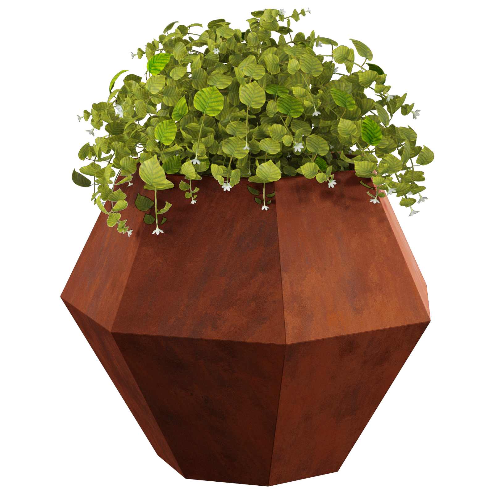 Plantenbak 2 pcs Roestig 75 x 75 x 60 cm Cortenstaal is nu te koop bij PeponiXL, paradijselijk wonen!