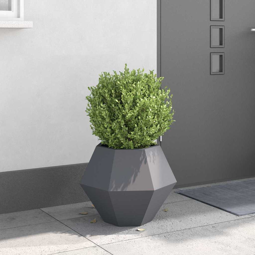 Plantenbak Antraciet 50 x 50 x 40 cm Staal is nu te koop bij PeponiXL, paradijselijk wonen!