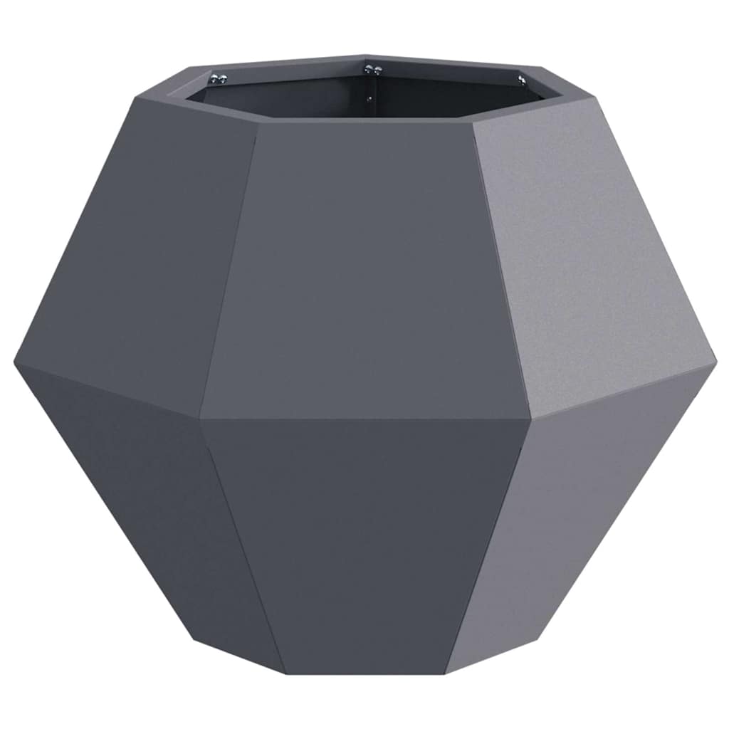 Plantenbak 2 pcs Antraciet 50 x 50 x 40 cm Staal is nu te koop bij PeponiXL, paradijselijk wonen!
