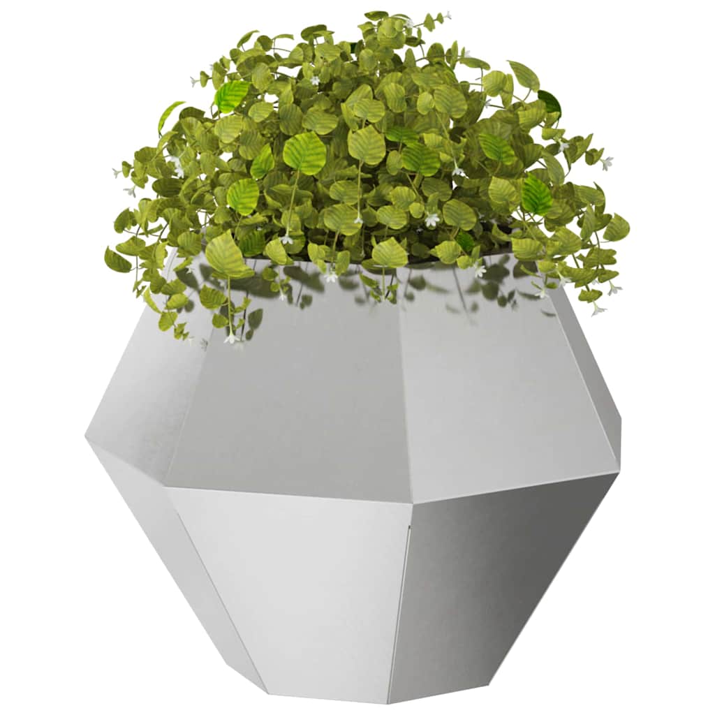 Plantenbak Zilver 50 x 50 x 40 cm Roestvrij staal is nu te koop bij PeponiXL, paradijselijk wonen!