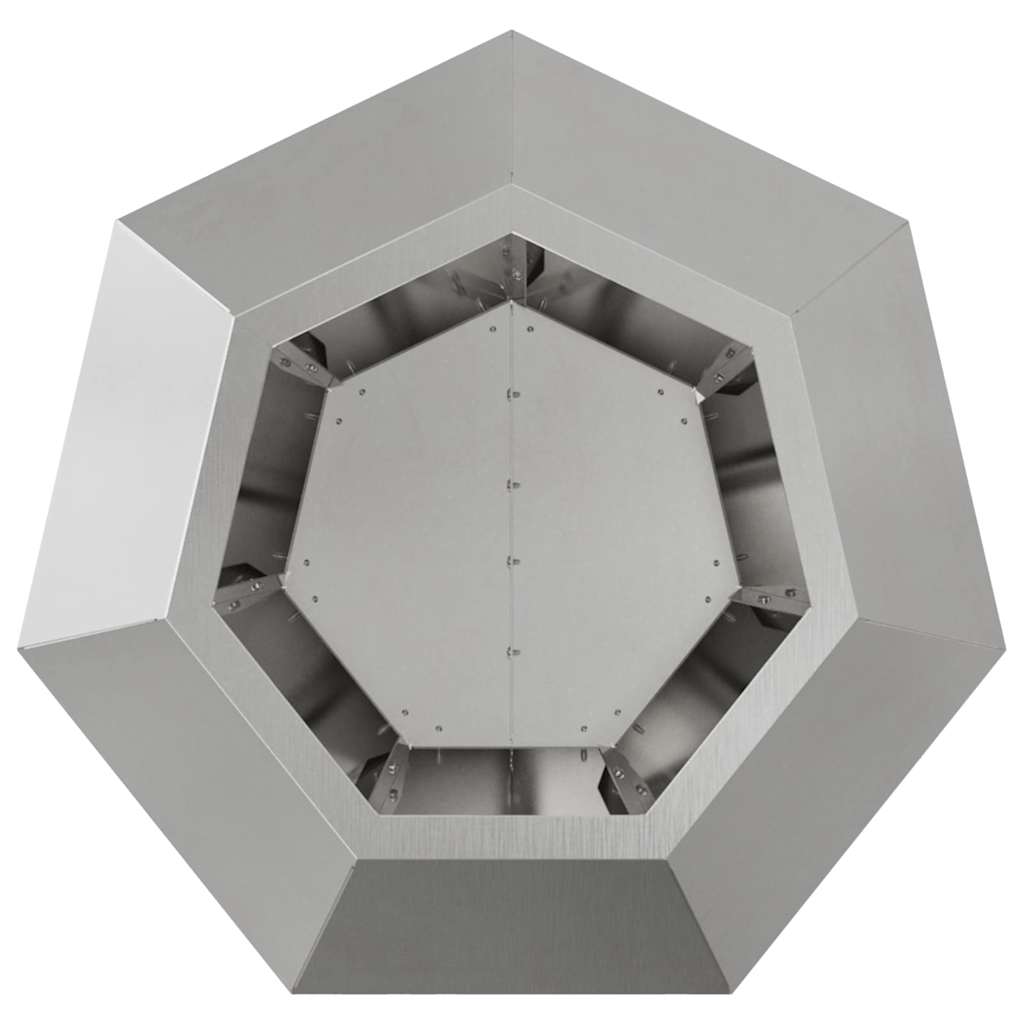 Plantenbak Zilver 50 x 50 x 40 cm Roestvrij staal is nu te koop bij PeponiXL, paradijselijk wonen!