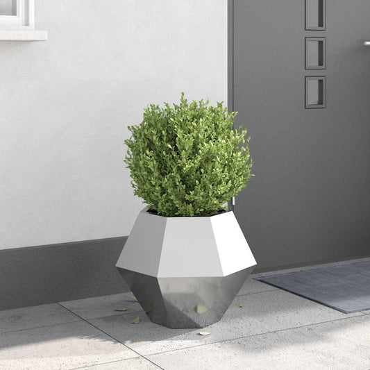 Plantenbak Zilver 50 x 50 x 40 cm Gegalvaniseerd staal is nu te koop bij PeponiXL, paradijselijk wonen!