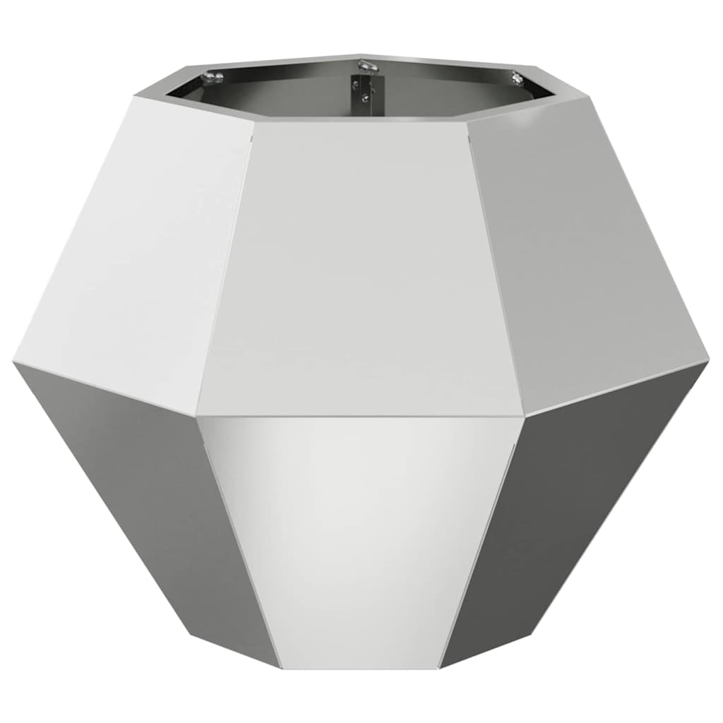 Plantenbak 2 pcs Zilver 50 x 50 x 40 cm Gegalvaniseerd staal is nu te koop bij PeponiXL, paradijselijk wonen!