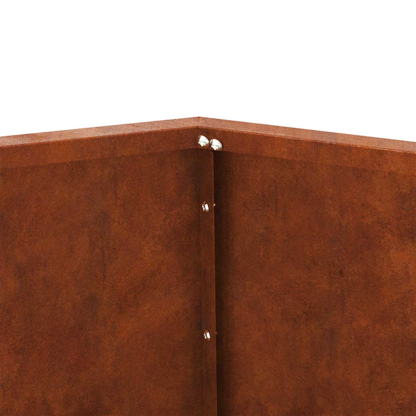 Plantenbak 2 pcs Roestig 50 x 50 x 40 cm Cortenstaal is nu te koop bij PeponiXL, paradijselijk wonen!