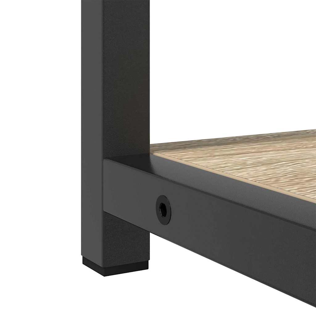 Badkamermeubelset met plank 3 pcs Sonoma Eiken Bewerkt hout is nu te koop bij PeponiXL, paradijselijk wonen!