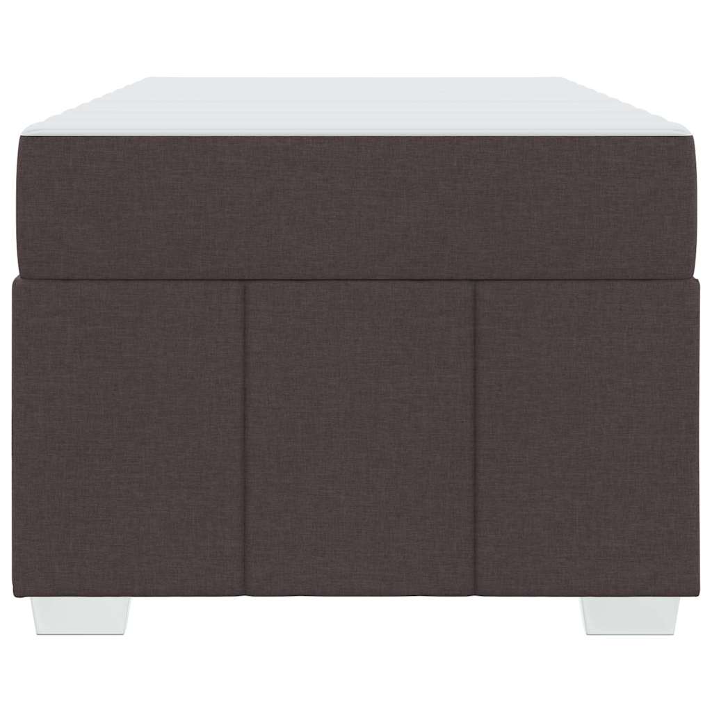 Bedframe met matras Donkerbruin 90 x 200 cm Stof is nu te koop bij PeponiXL, paradijselijk wonen!