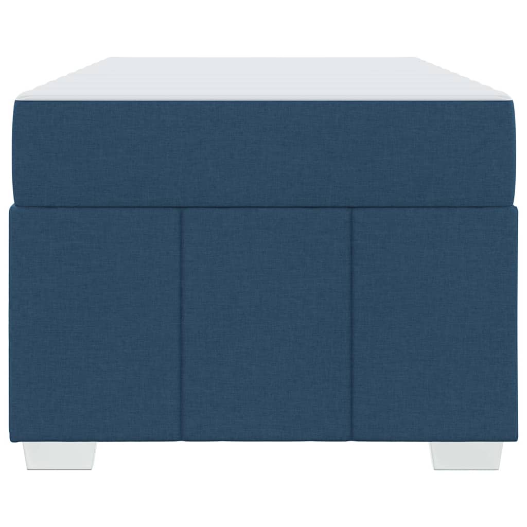 Bedframe met matras Blauw 90 x 200 cm Stof is nu te koop bij PeponiXL, paradijselijk wonen!