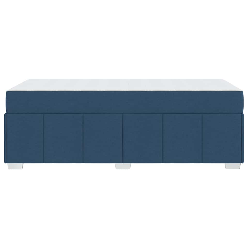 Bedframe met matras Blauw 90 x 200 cm Stof is nu te koop bij PeponiXL, paradijselijk wonen!