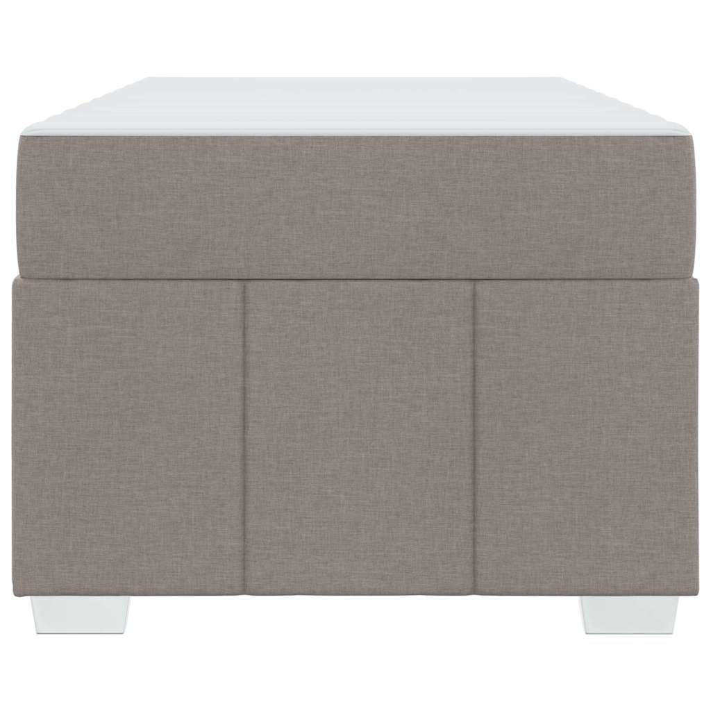 Bedframe met matras Taupe 100 x 200 cm Stof is nu te koop bij PeponiXL, paradijselijk wonen!