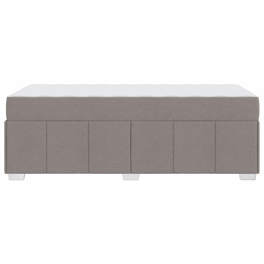 Bedframe met matras Taupe 100 x 200 cm Stof is nu te koop bij PeponiXL, paradijselijk wonen!