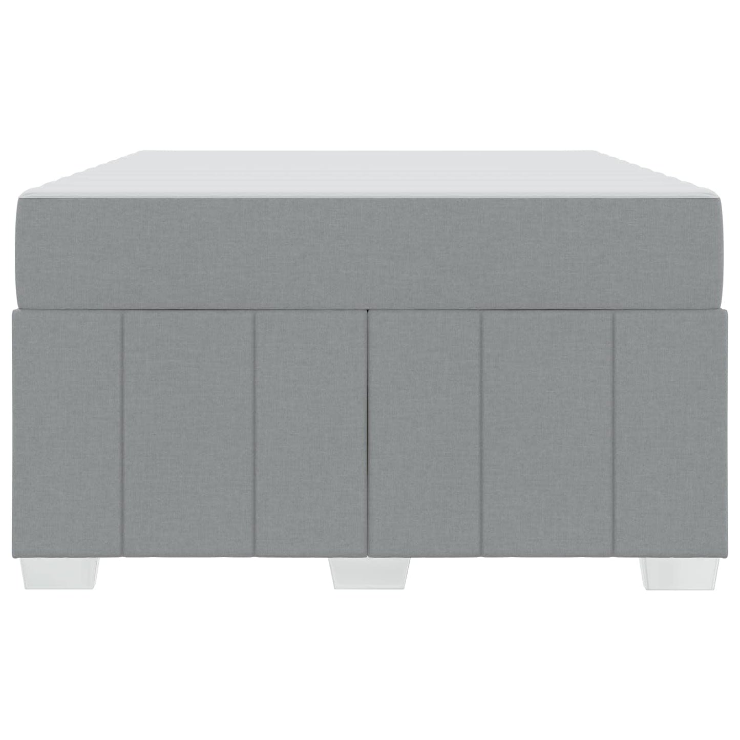 Bedframe met matras Lichtgrijs 120 x 200 cm Stof is nu te koop bij PeponiXL, paradijselijk wonen!