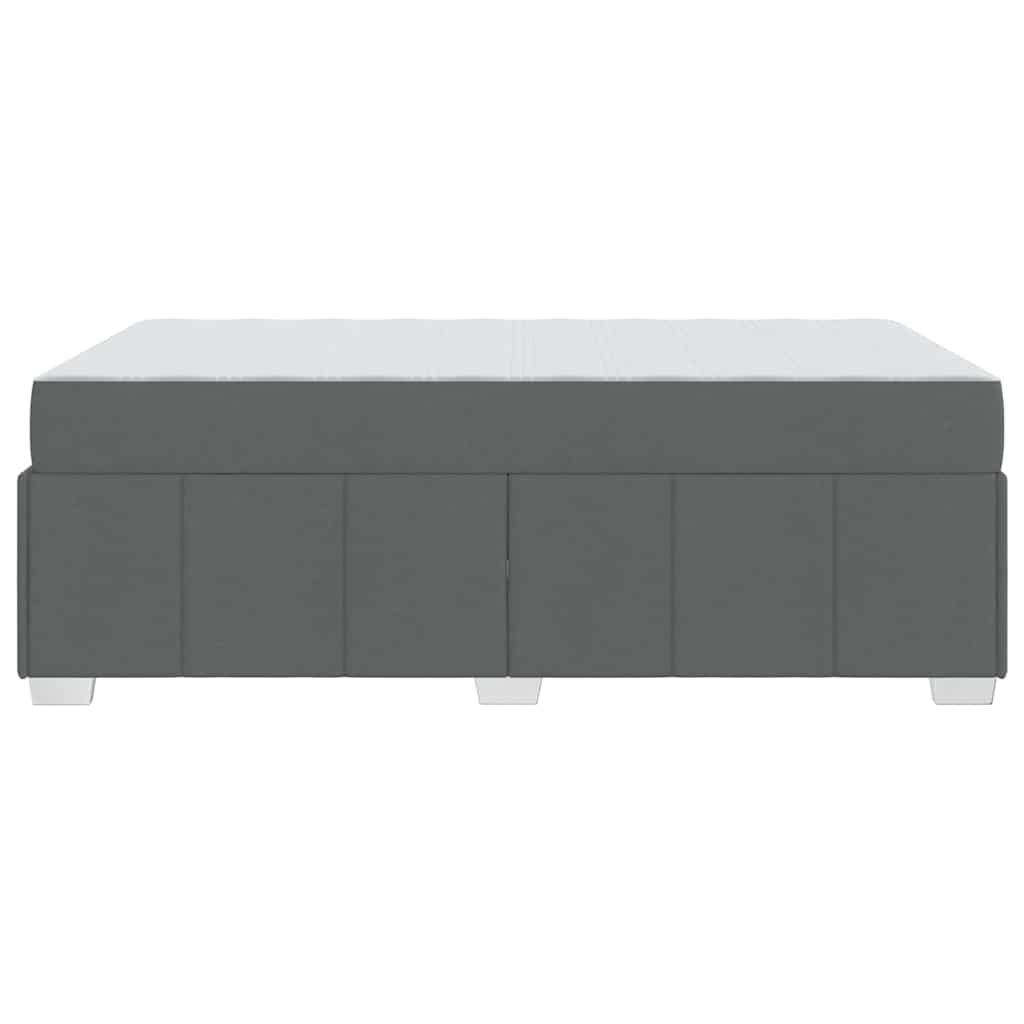 Bedframe met matras Donkergrijs 120 x 200 cm Stof is nu te koop bij PeponiXL, paradijselijk wonen!
