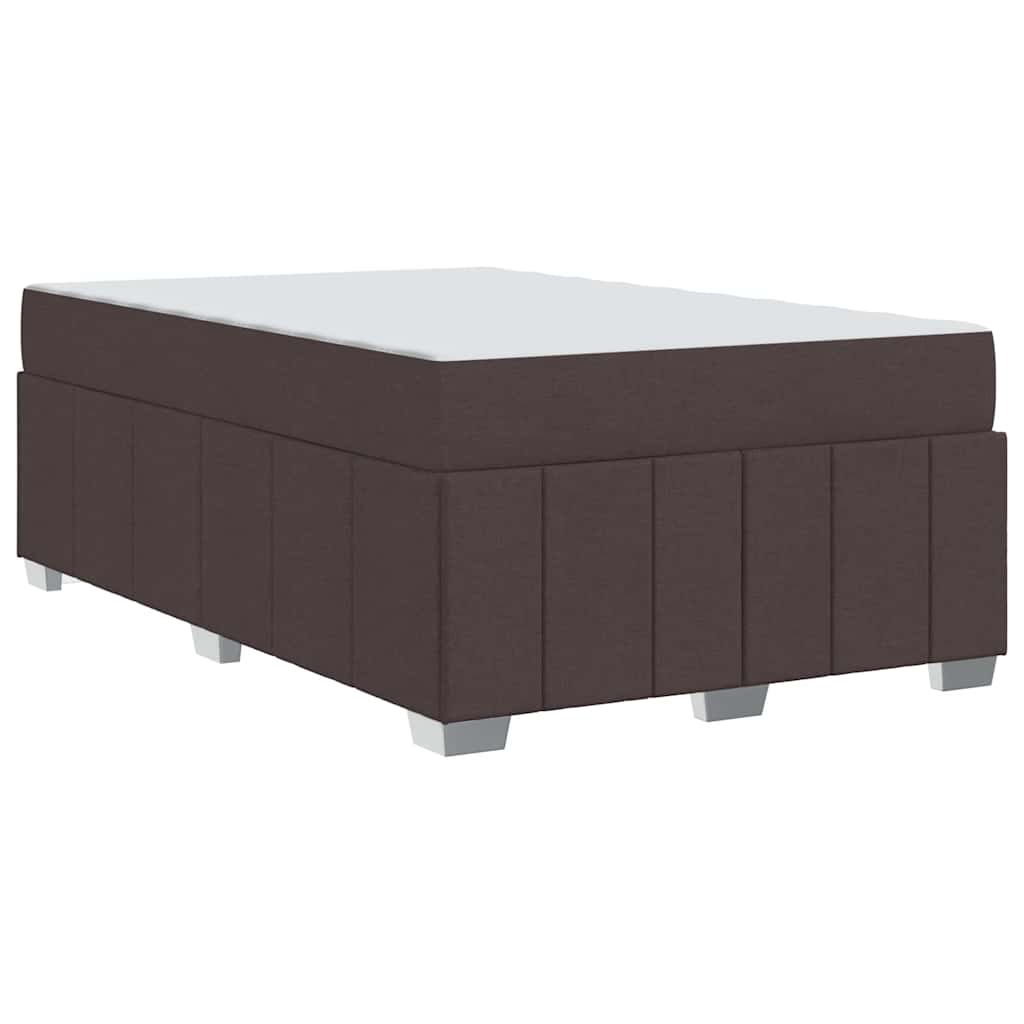 Bedframe met matras Donkerbruin 120 x 200 cm Stof is nu te koop bij PeponiXL, paradijselijk wonen!