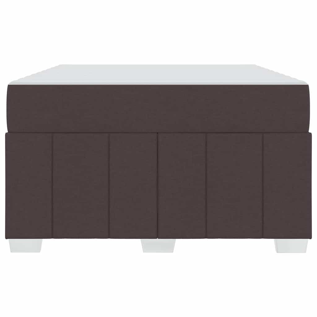 Bedframe met matras Donkerbruin 120 x 200 cm Stof is nu te koop bij PeponiXL, paradijselijk wonen!