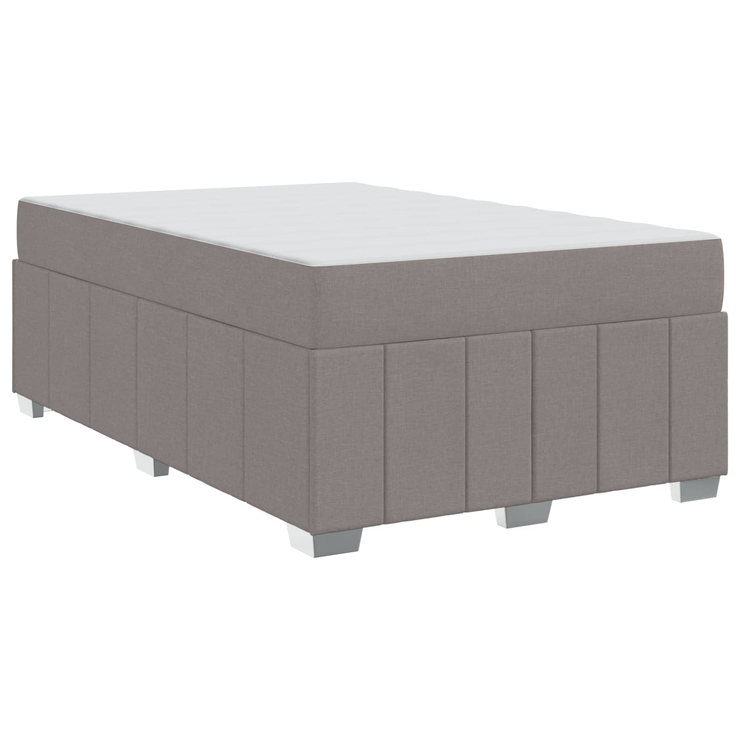 Bedframe met matras Taupe 120 x 200 cm Stof is nu te koop bij PeponiXL, paradijselijk wonen!