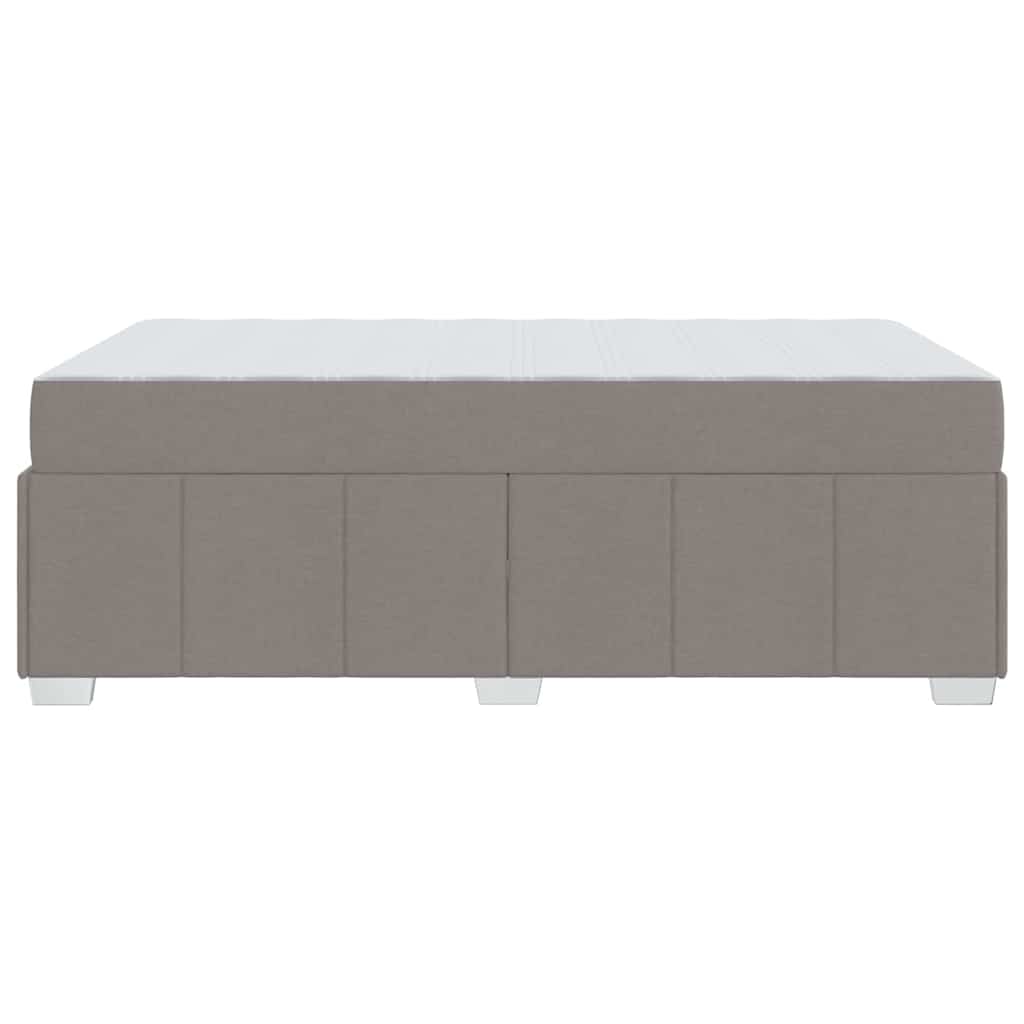 Bedframe met matras Taupe 120 x 200 cm Stof is nu te koop bij PeponiXL, paradijselijk wonen!