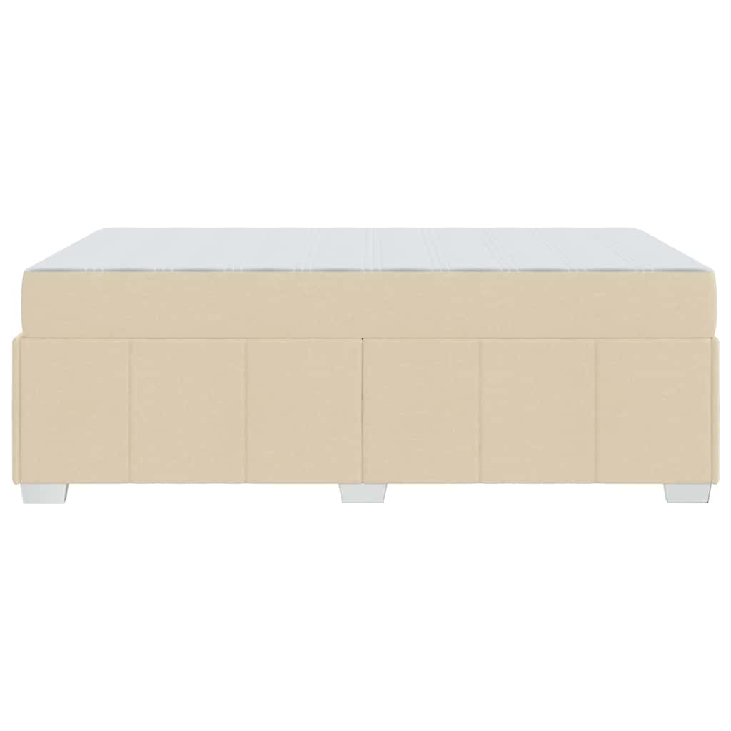 Bedframe met matras Crème 120 x 200 cm Stof is nu te koop bij PeponiXL, paradijselijk wonen!