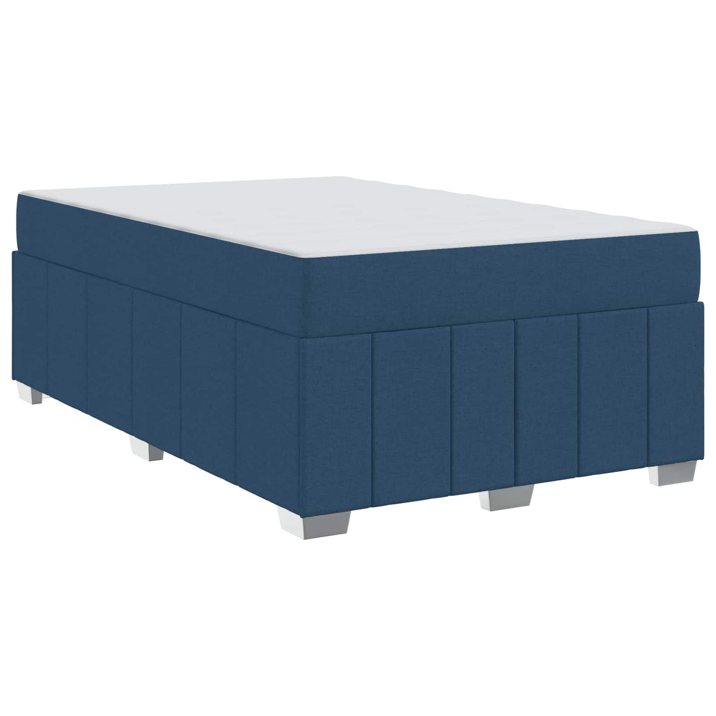 Bedframe met matras Blauw 120 x 200 cm Stof is nu te koop bij PeponiXL, paradijselijk wonen!