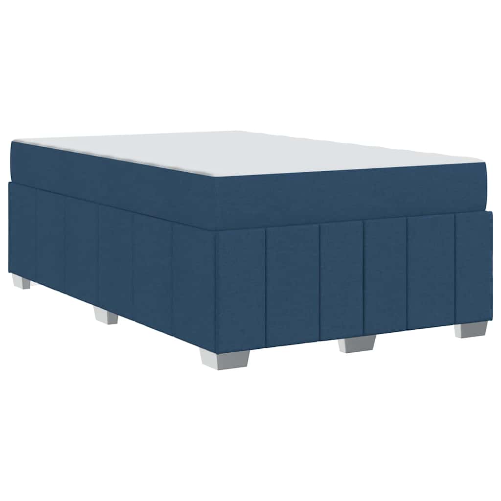 Bedframe met matras Blauw 120 x 200 cm Stof is nu te koop bij PeponiXL, paradijselijk wonen!