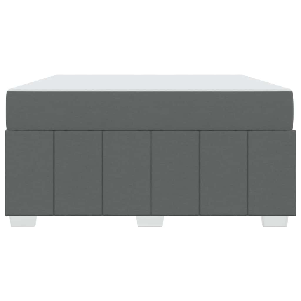 Bedframe met matras Donkergrijs 160 x 200 cm Stof is nu te koop bij PeponiXL, paradijselijk wonen!