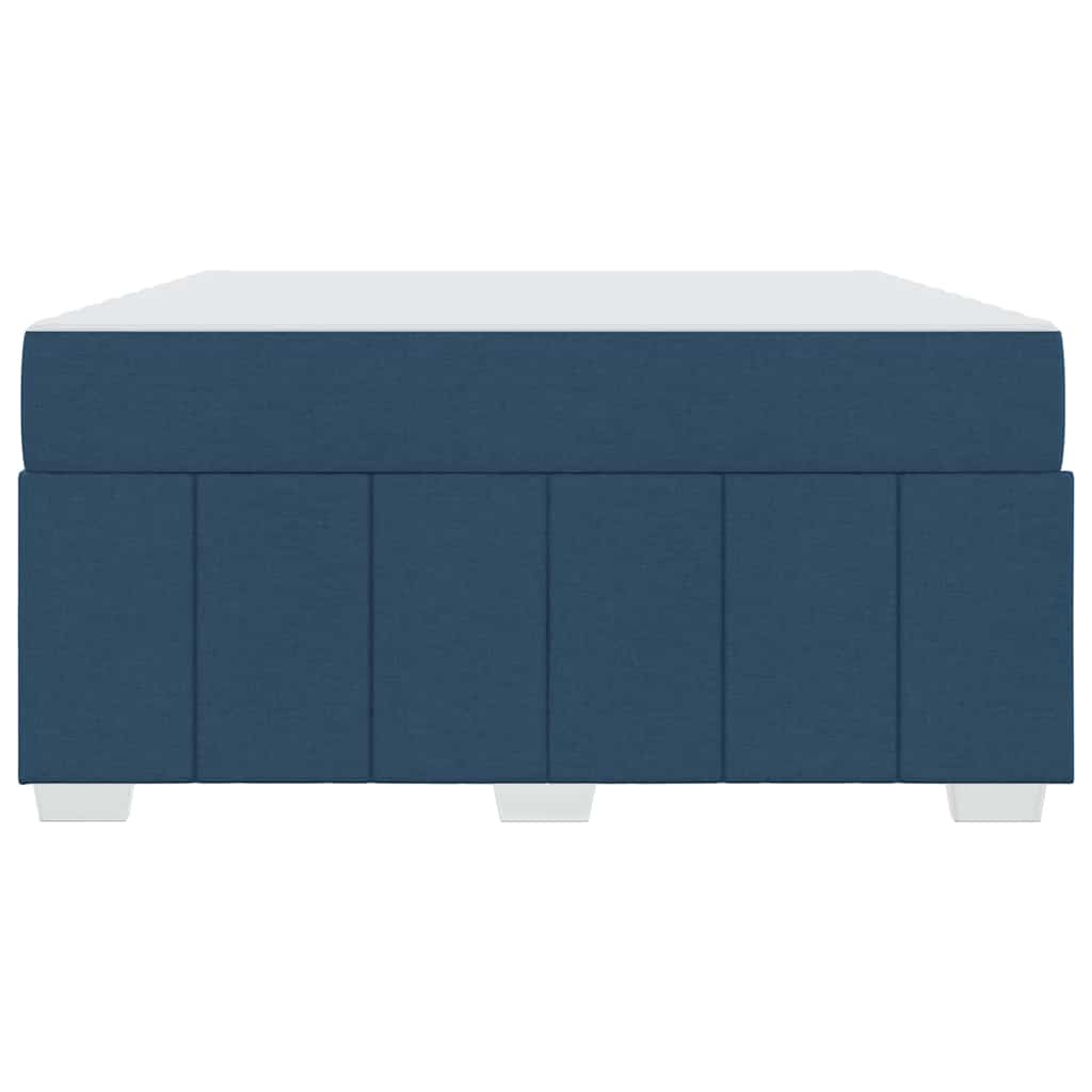 Bedframe met matras Blauw 160 x 200 cm Stof is nu te koop bij PeponiXL, paradijselijk wonen!