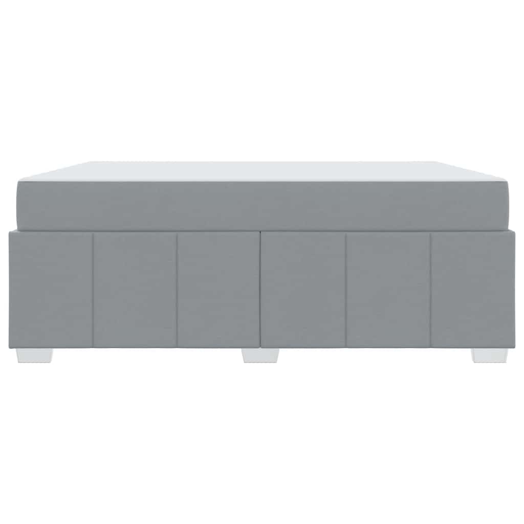 Bedframe met matras Lichtgrijs 180 x 200 cm Stof is nu te koop bij PeponiXL, paradijselijk wonen!